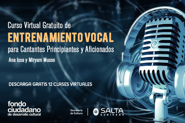 Ciclo Anual Clases de Canto Virtuales