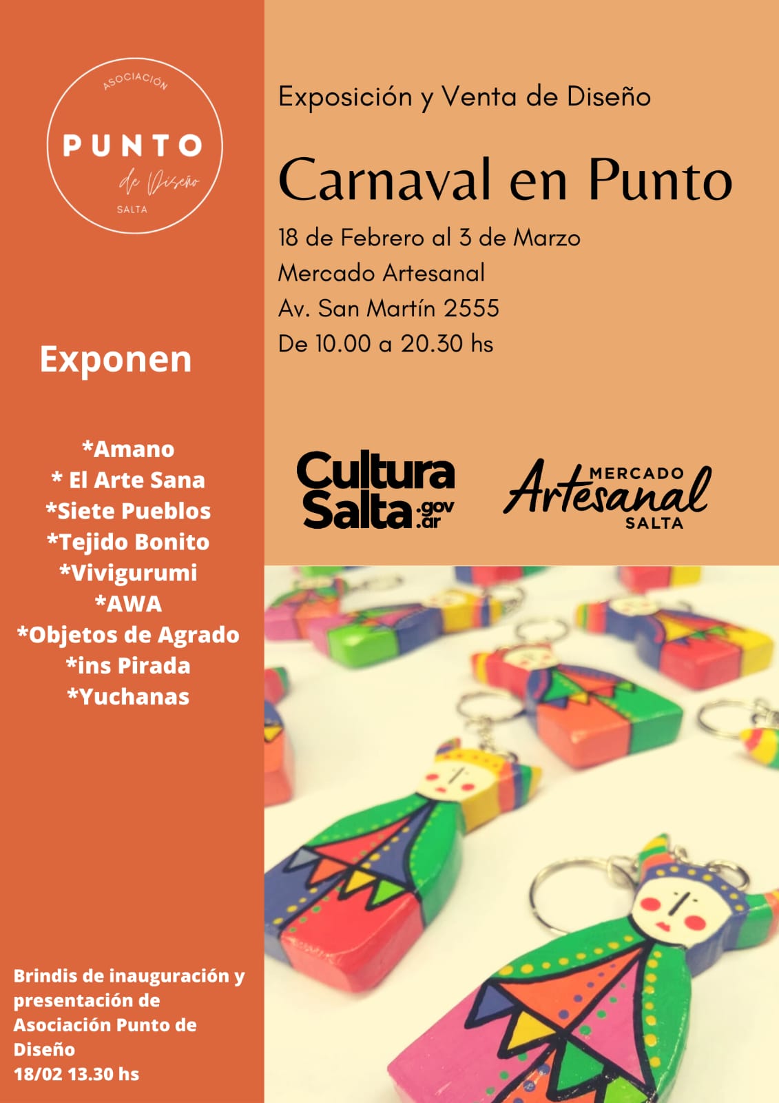 <a href="http://www.culturasalta.gov.ar/prensa/noticias/actividades-gratuitas-por-carnaval-en-el-mercado-artesanal-de-salta/5245">Actividades gratuitas por Carnaval en el Mercado Artesanal de Salta</a>
